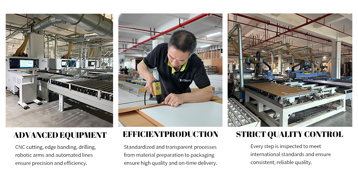 custom furniture factory cnc production quality control manufacturing
