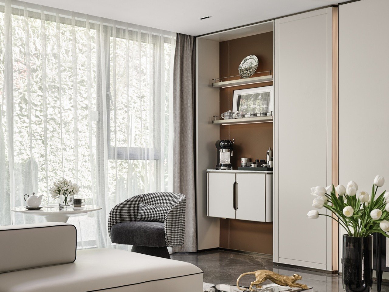 custom living room side cabinet display custom-living-room-side-cabinet-display