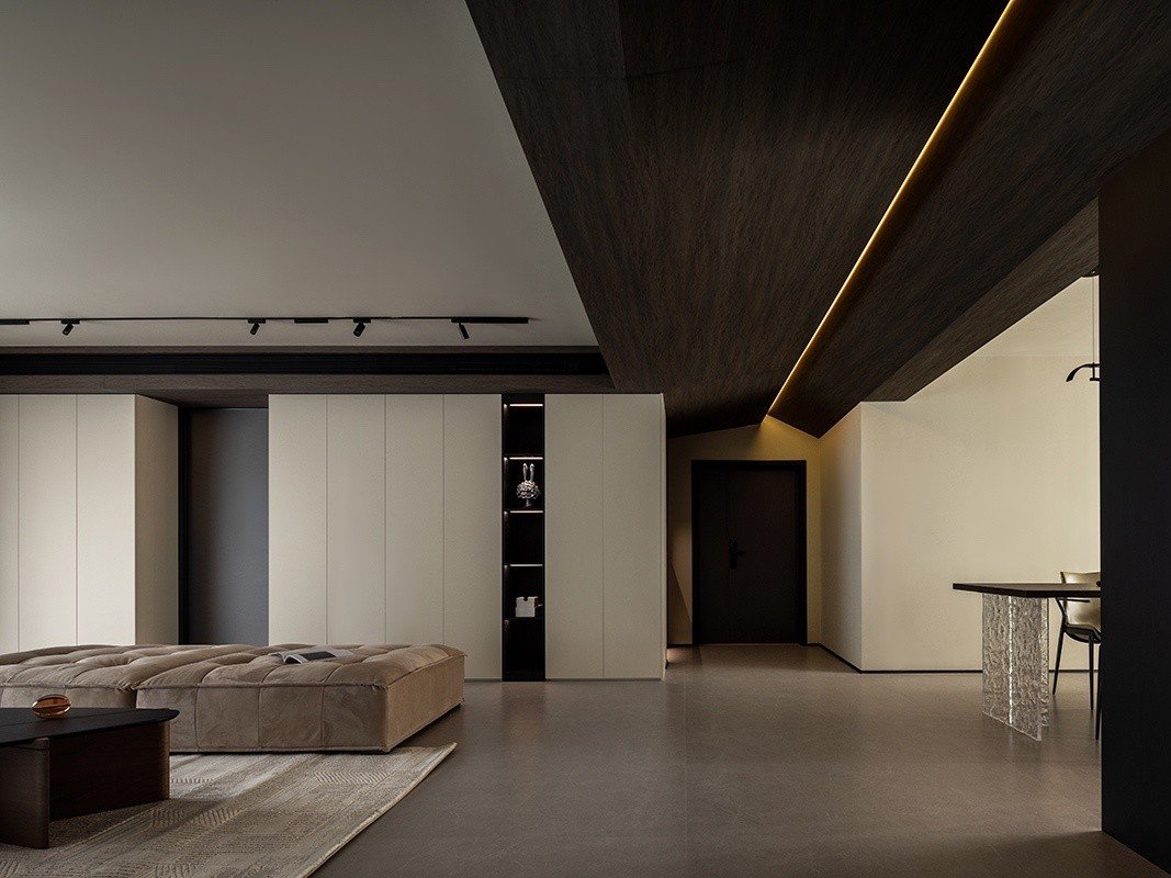 dark minimalist living room wardrobe dark-minimalist-living-room-wardrobe