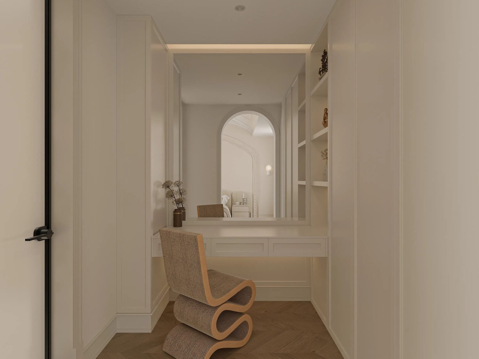 double-height-living-room-custom-bookcase-design