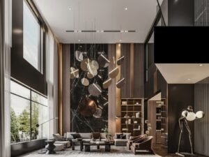 double height luxury living room design Luxury interior design living room decor