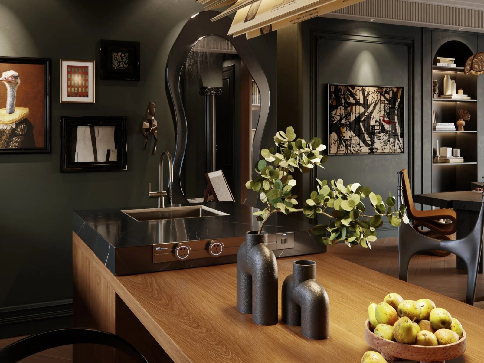 french retro kitchen island custom cabinet scaled french-retro-kitchen-island-custom-cabinet