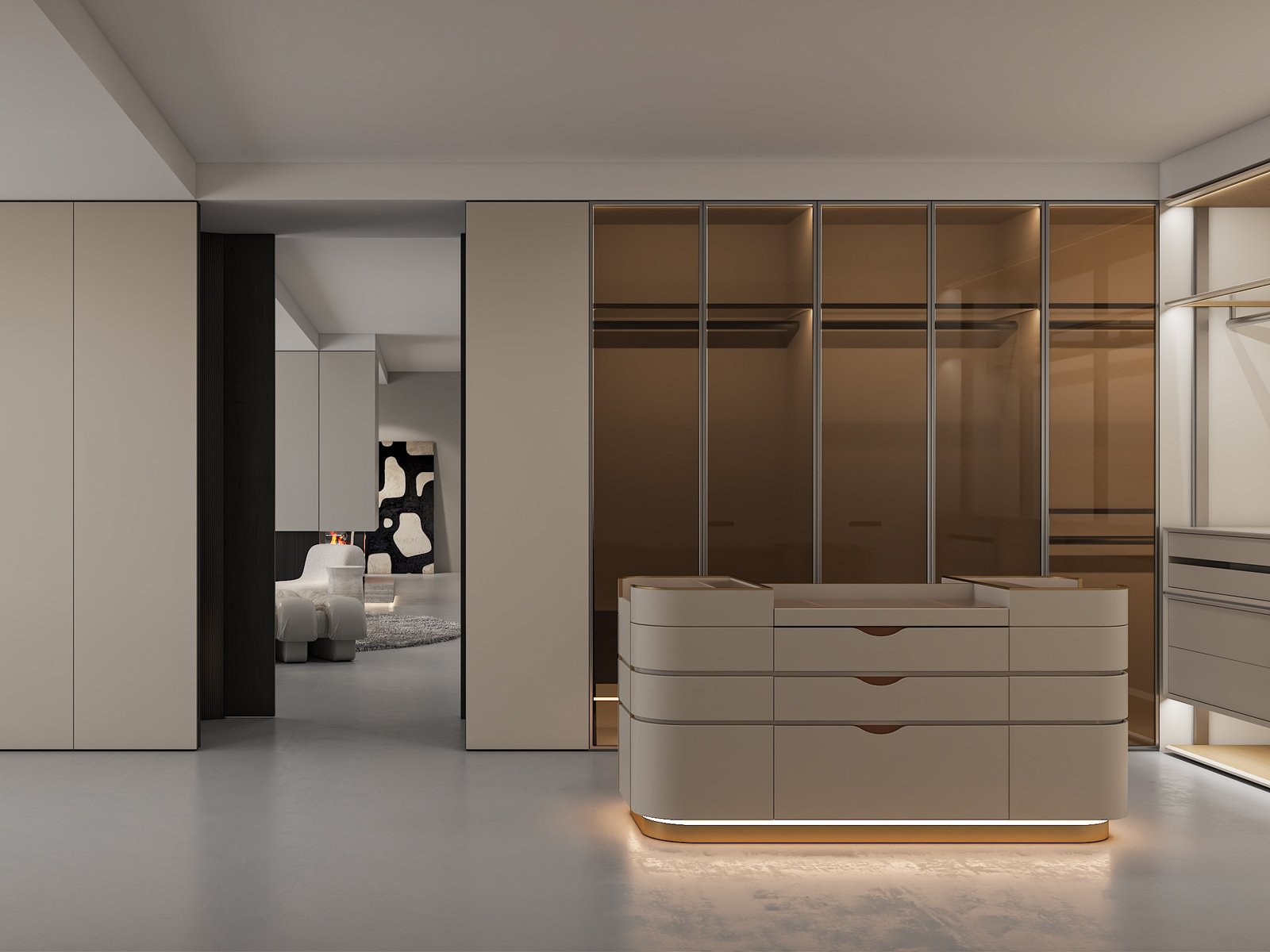 glass door wardrobe custom closet system glass-door-wardrobe-custom-closet-system