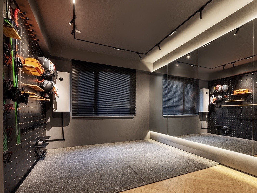 home gym storage wall design home-gym-storage-wall-design