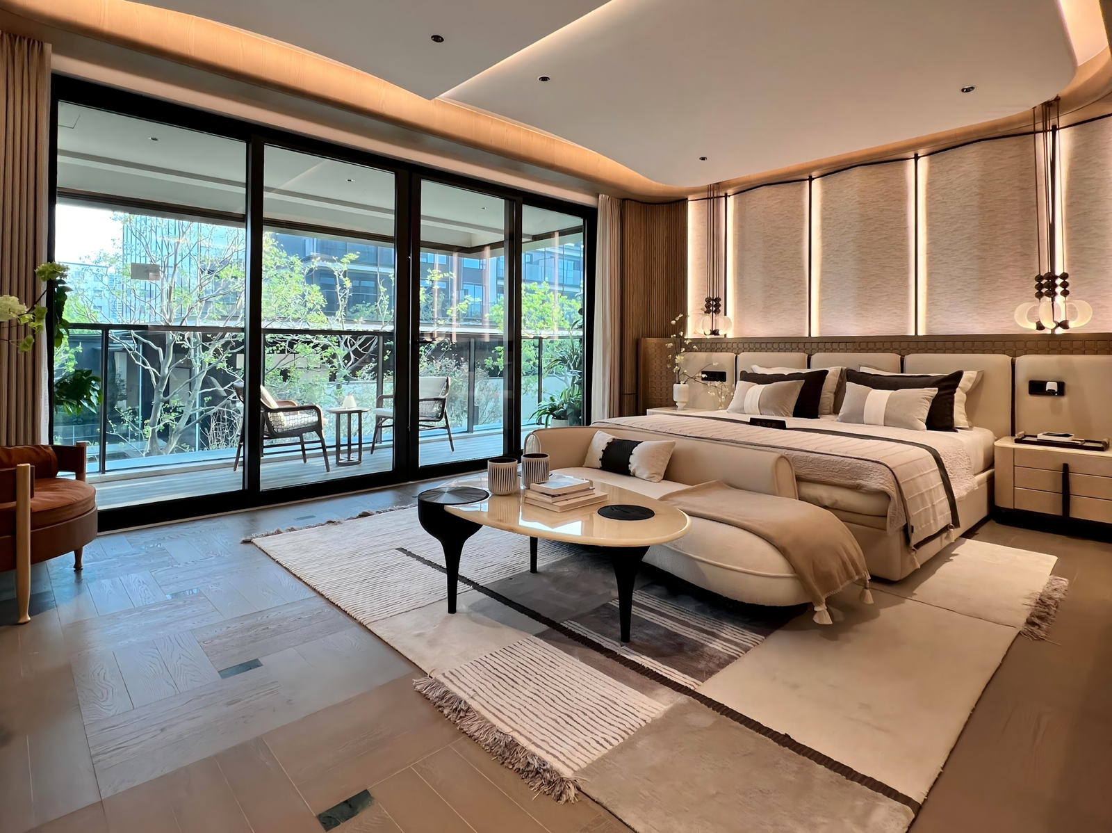 luxury-master-bedroom-with-balcony-and-soft-wall-panels