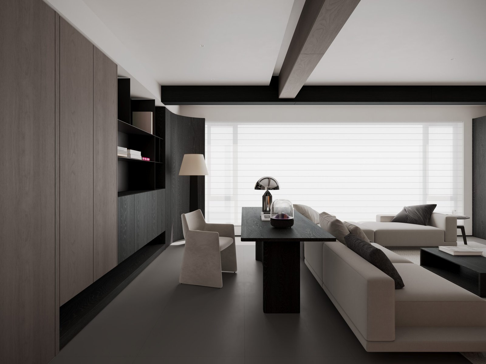 luxury-open-space-home-office-custom-cabinet