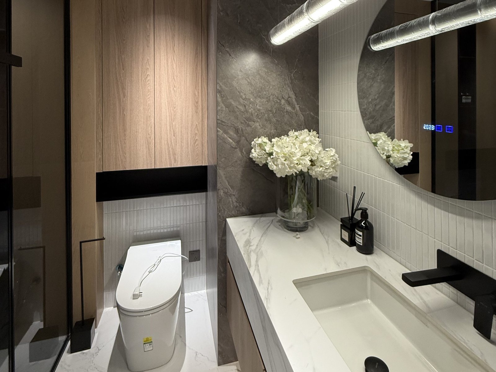marble-bathroom-vanity-with-wood-cabinet