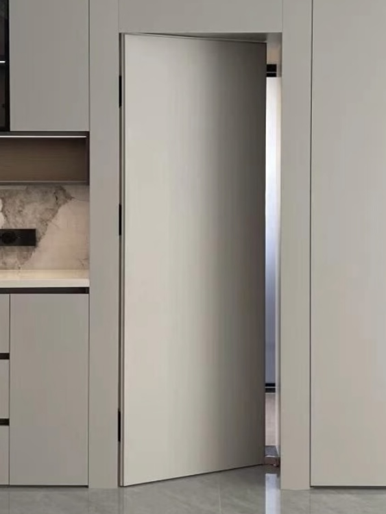 minimalist concealed frame flush door for modern home interior