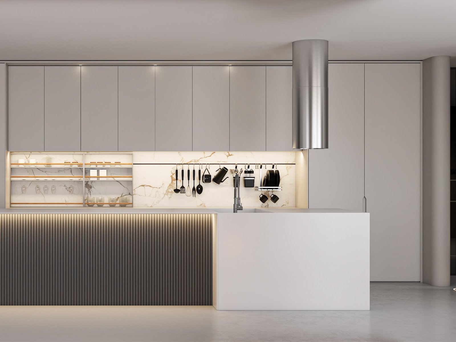 minimalist kitchen custom storage cabinet minimalist-kitchen-custom-storage-cabinet