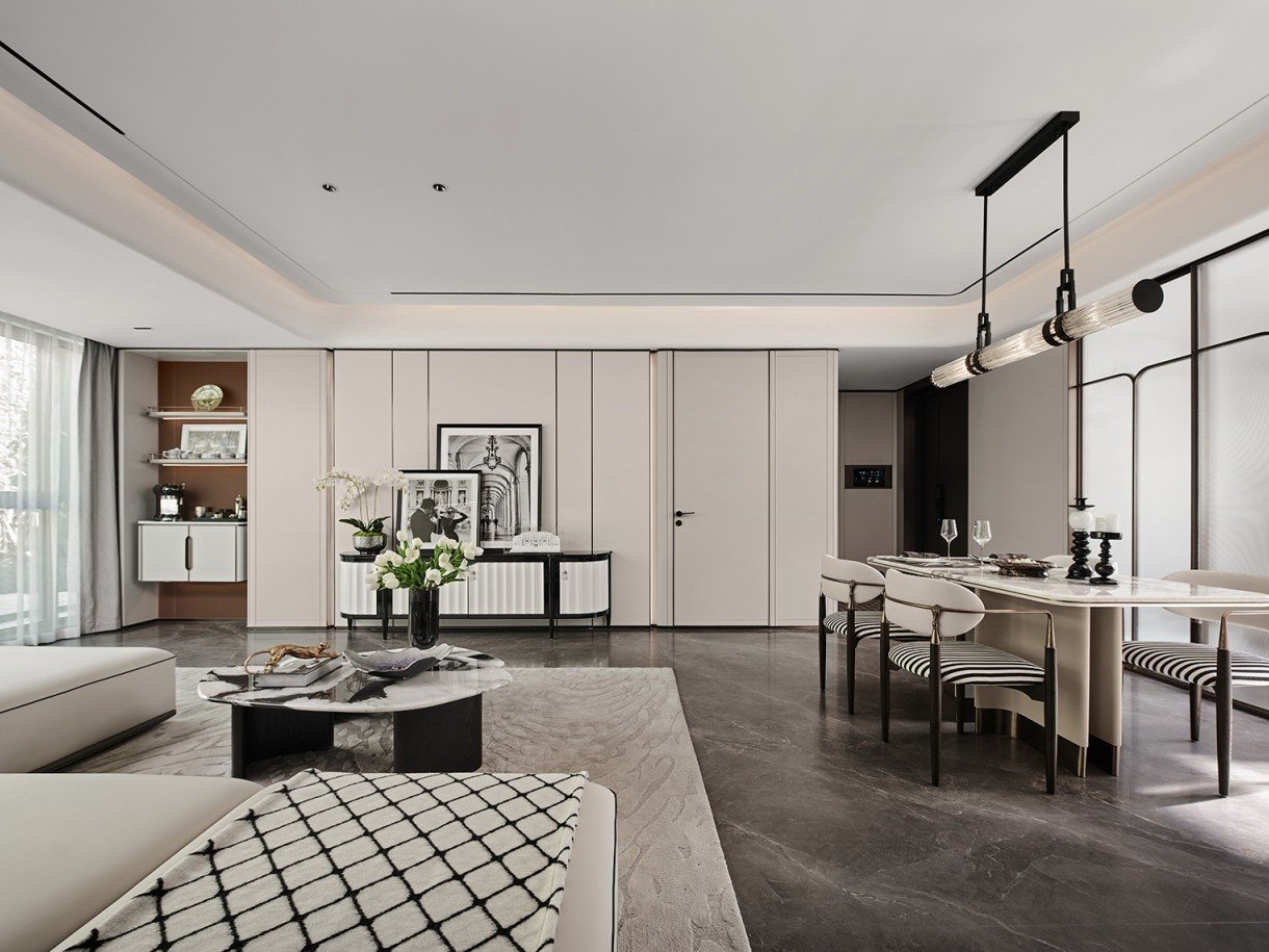modern french living dining room cabinet modern-french-living-dining-room-cabinet