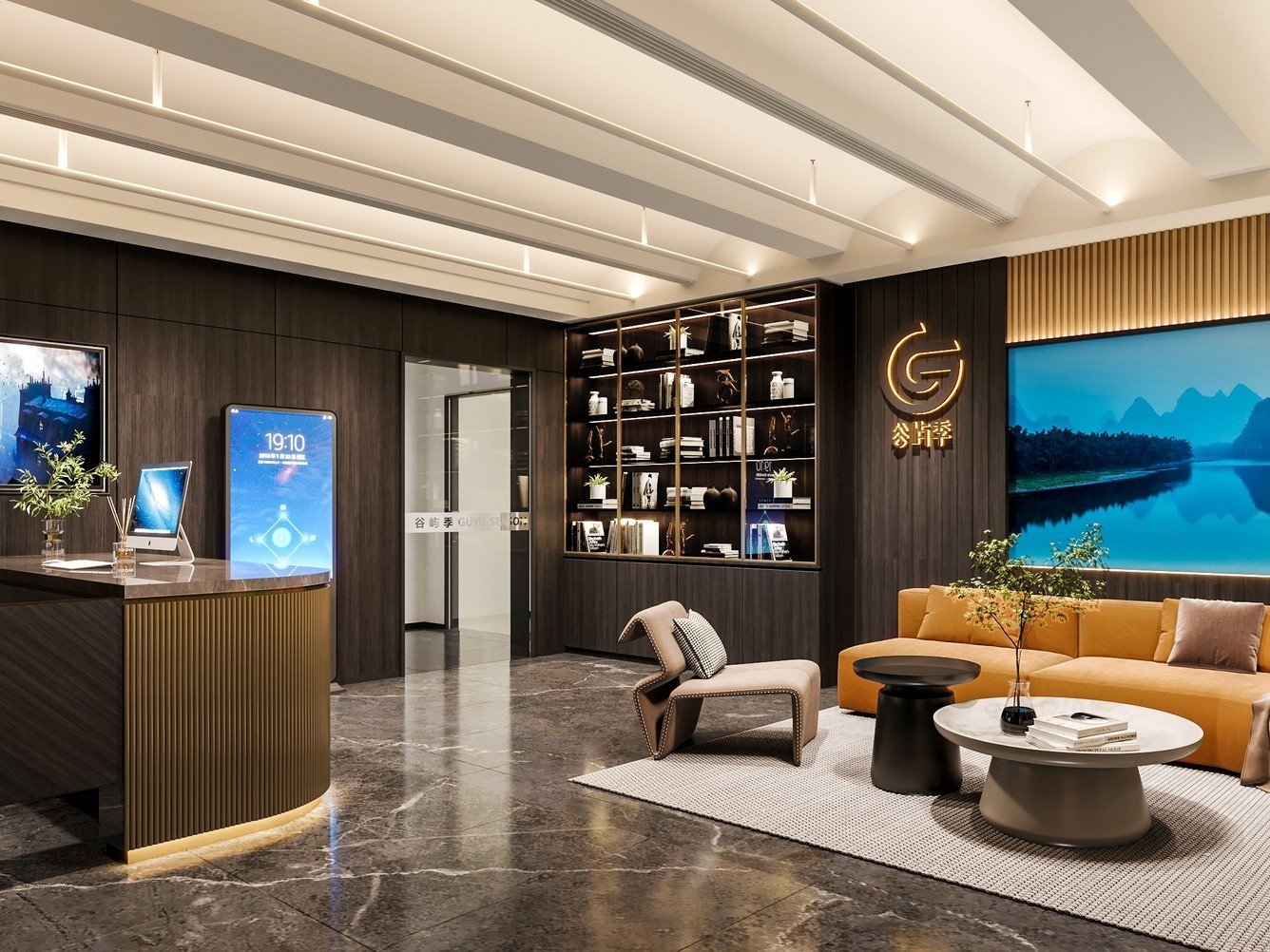modern-hotel-lobby-lounge-and-display-cabinet