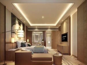 Custom hotel room furnishings interior solution