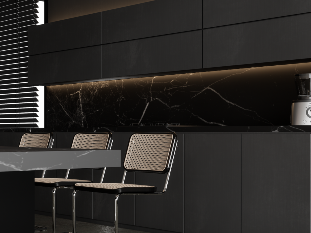 modern kitchen specifications custom cabinets island size materials details
