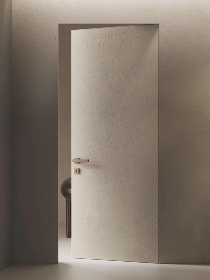 Stone-Look Panel Finish Hidden Door