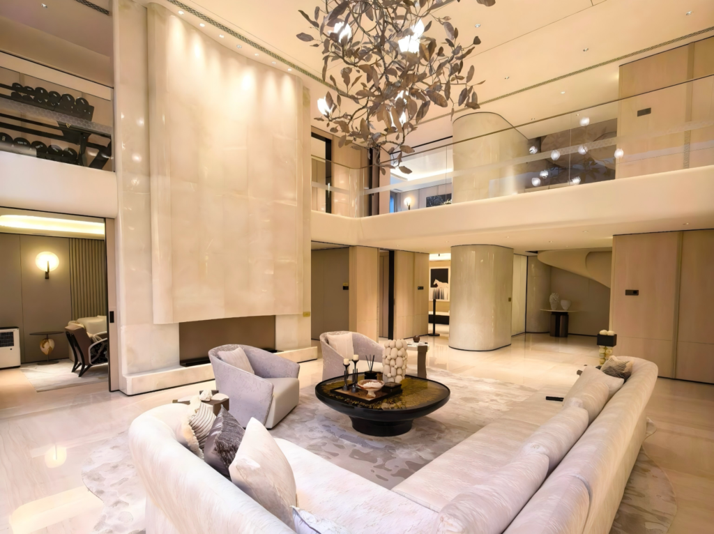 Luxury villa living room interior design
