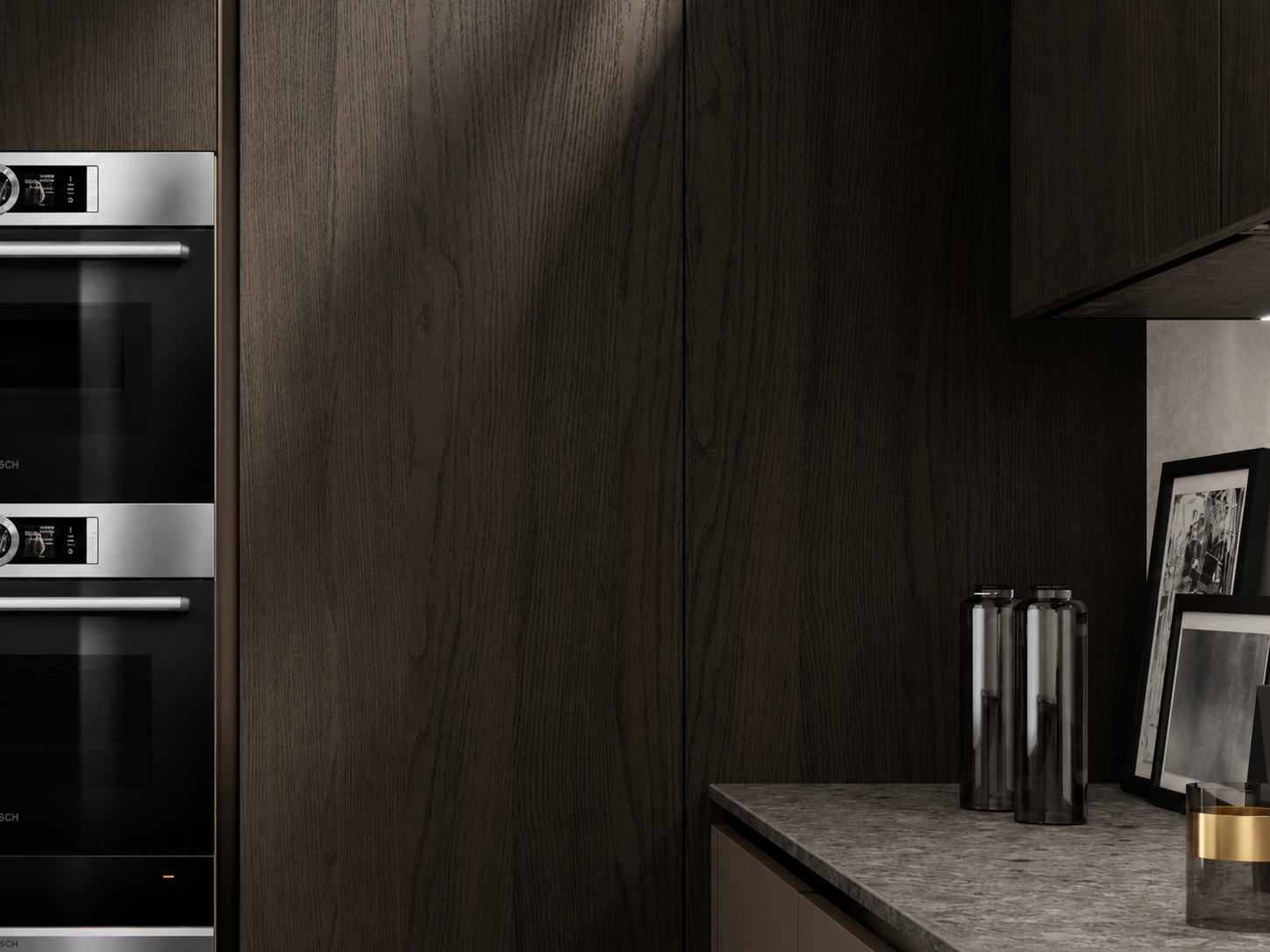 premium modern kitchen cabinet detail design