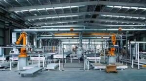 automated cabinet production line Modern cabinetry factory with automated equipment