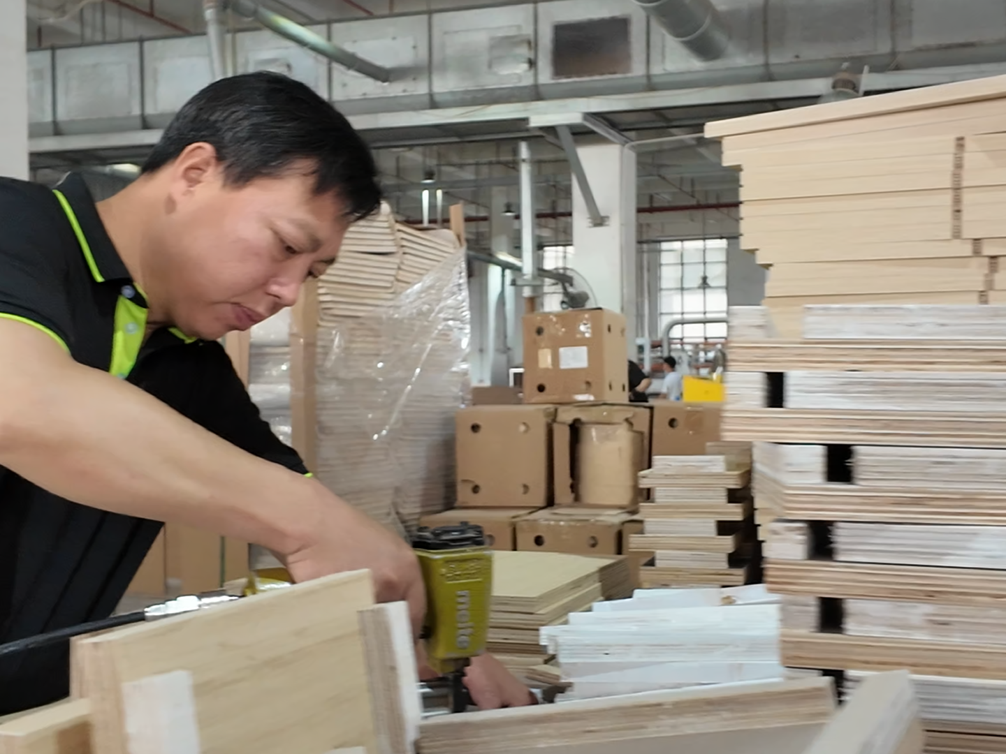 Precision furniture production and assembly process