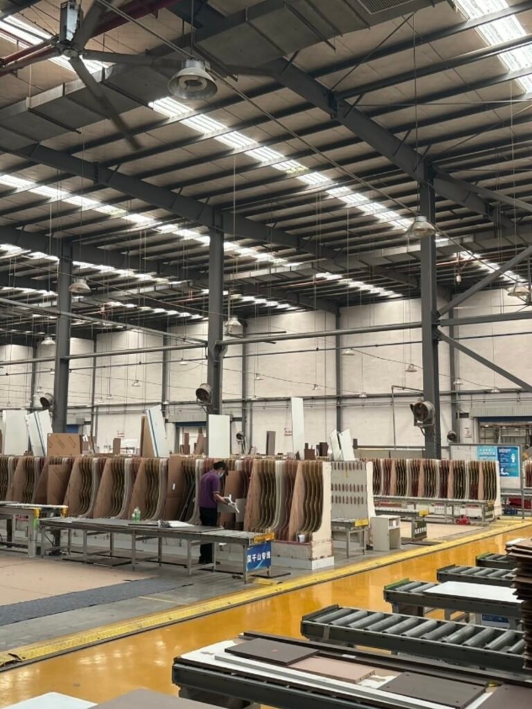 engineered wood panel manufacturing factory