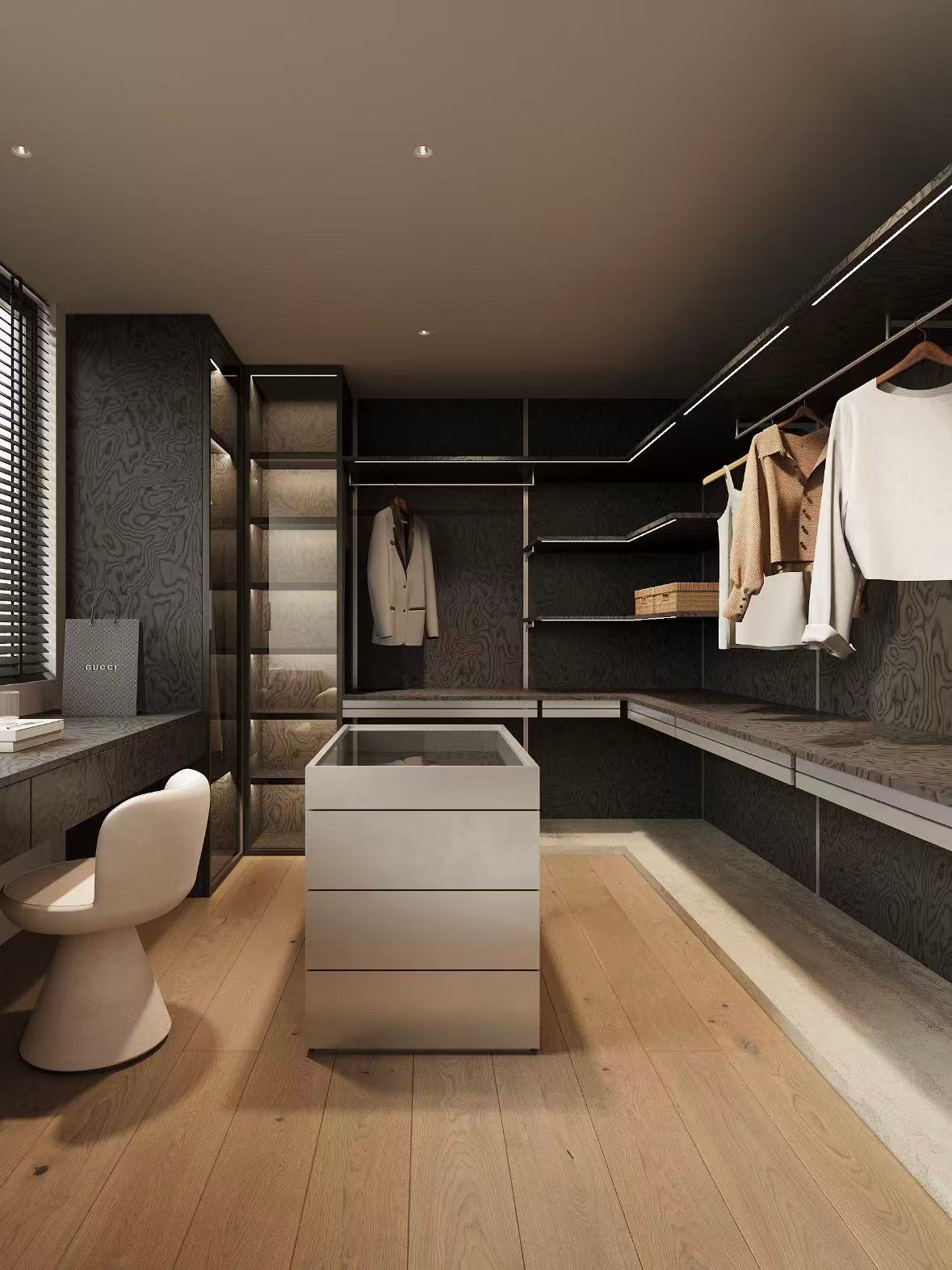 built in walk in wardrobe system.jpg Built-in Hinged Wardrobe