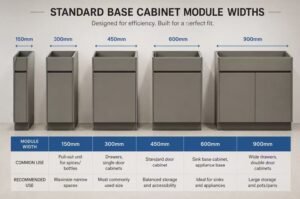 cabinet module width sizes.jpg Standard cabinet module widths compared