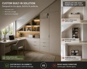 custom built in irregular office space.jpg Custom built-in storage irregular office space