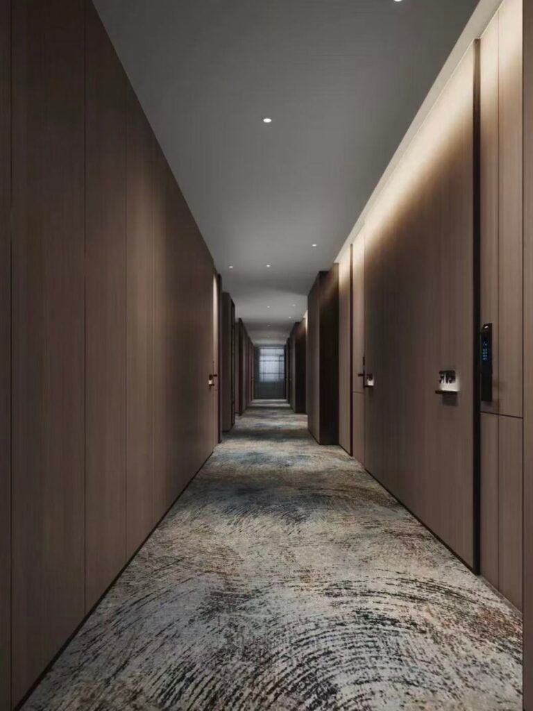 Hotel corridor hidden door consistency