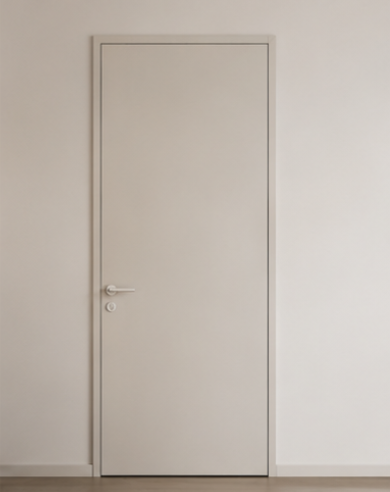 Matte finish modern interior door