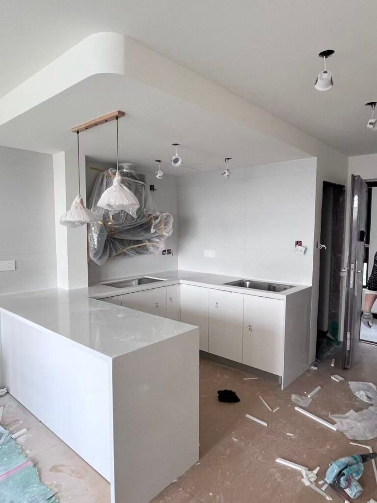 Studio kitchen furniture installation on site