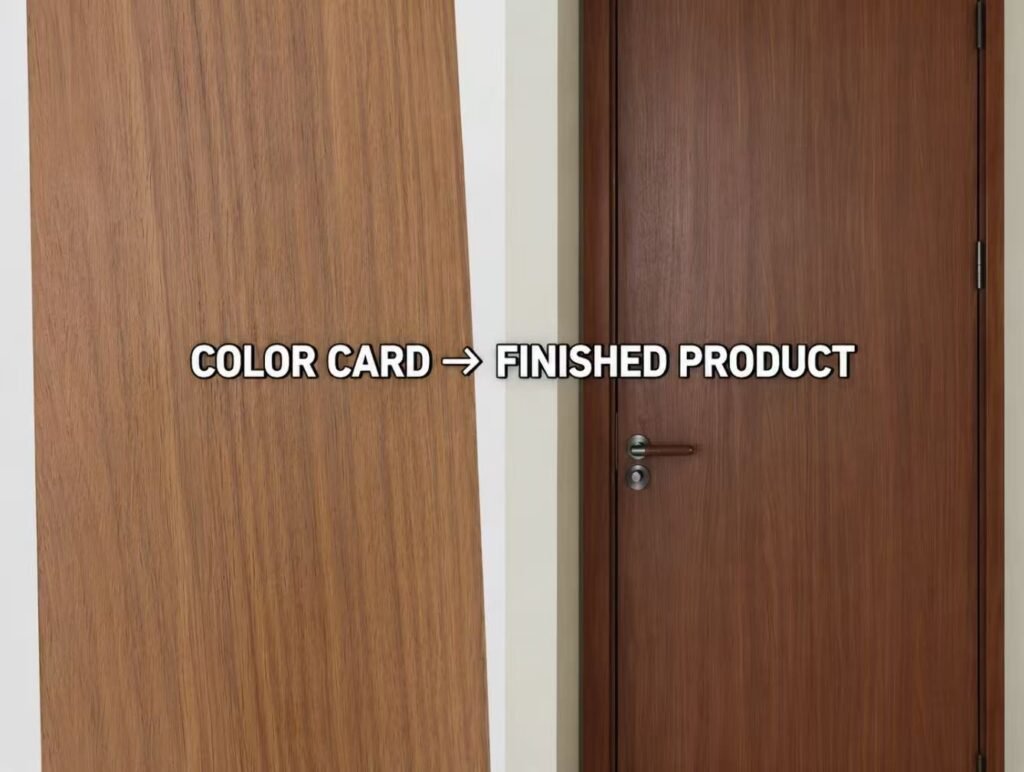 Window door batch consistency inspection