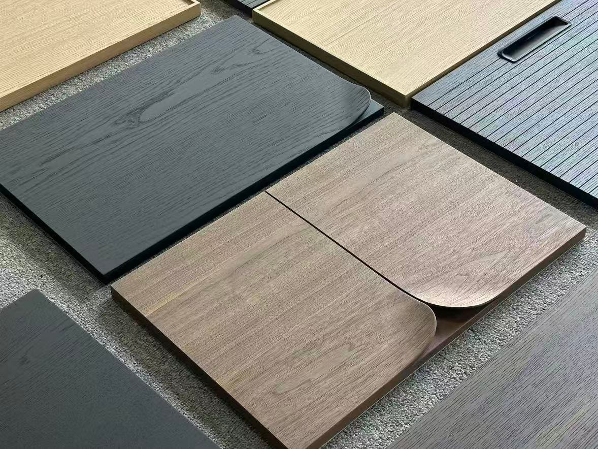 wood veneer finish panel selection.jpg Natural wood veneer with premium grain