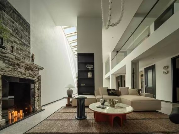 LModern luxury villa living space interior design