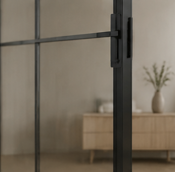 Aluminum frame glass doors modern design