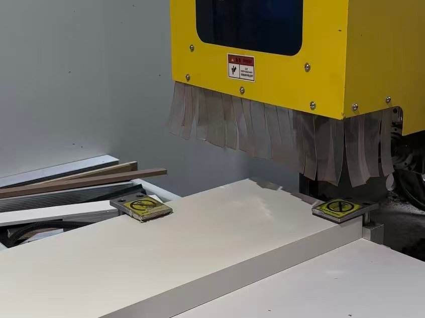 cabinet panel cnc machining process.jpg Cabinet panel Drilling