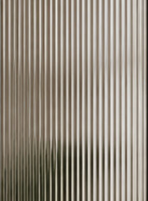 Fluted glass sliding door finish with textured surface