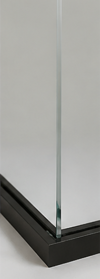 Frameless glass door system modern design