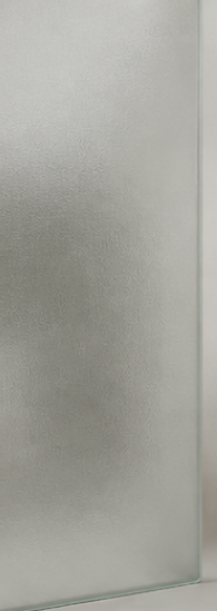 Frosted glass door for private spaces