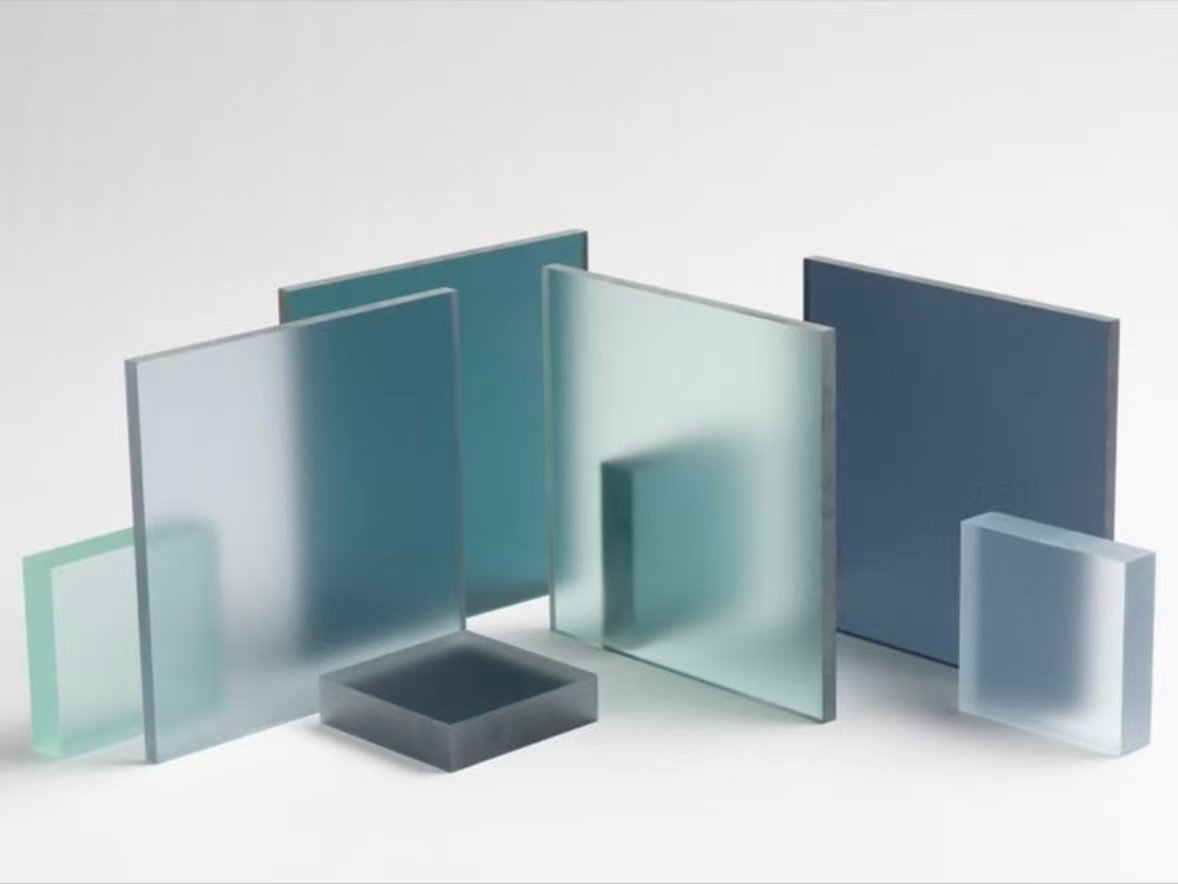 Frosted glass wardrobe door surface finish