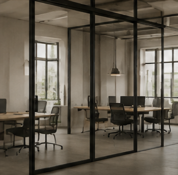 GGlass room divider doors for offices