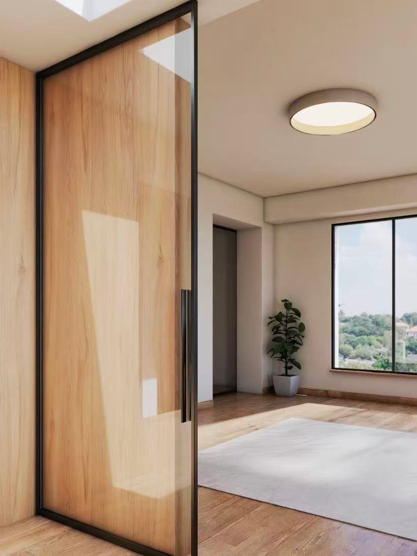 Modern glass sliding doors for interiors