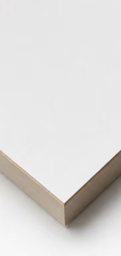Laminate finish cabinet board texture detail