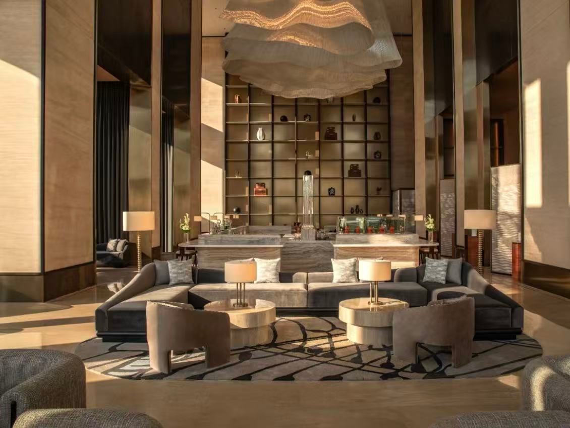 Luxury hotel lobby furniture design
