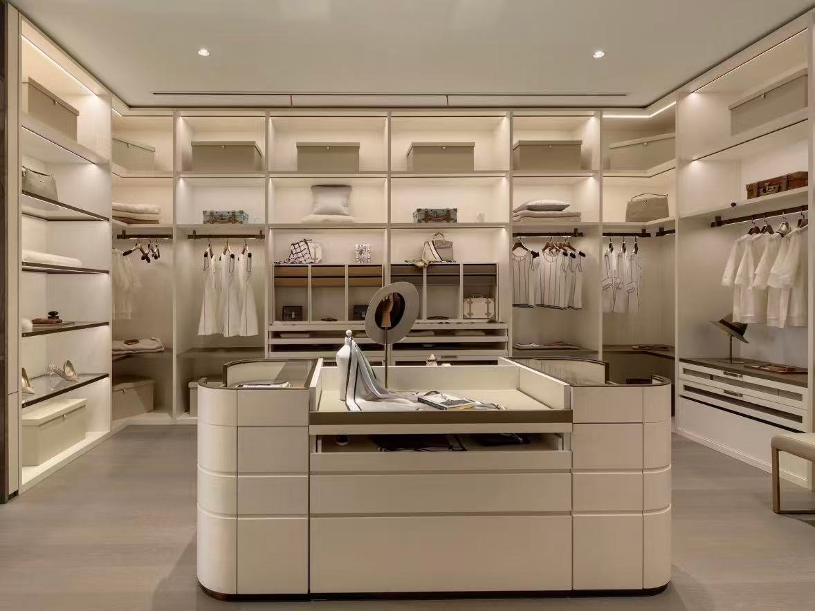 minimalist open wardrobe design.webp Minimalist Open Wardrobe