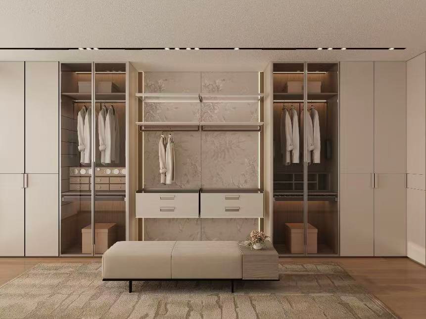 modern hinged wardrobe bedroom storage.webp Modern hinged wardrobe with minimalist bedroom storage