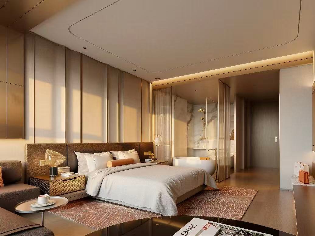 Hotel Room Interior suite bedroom design