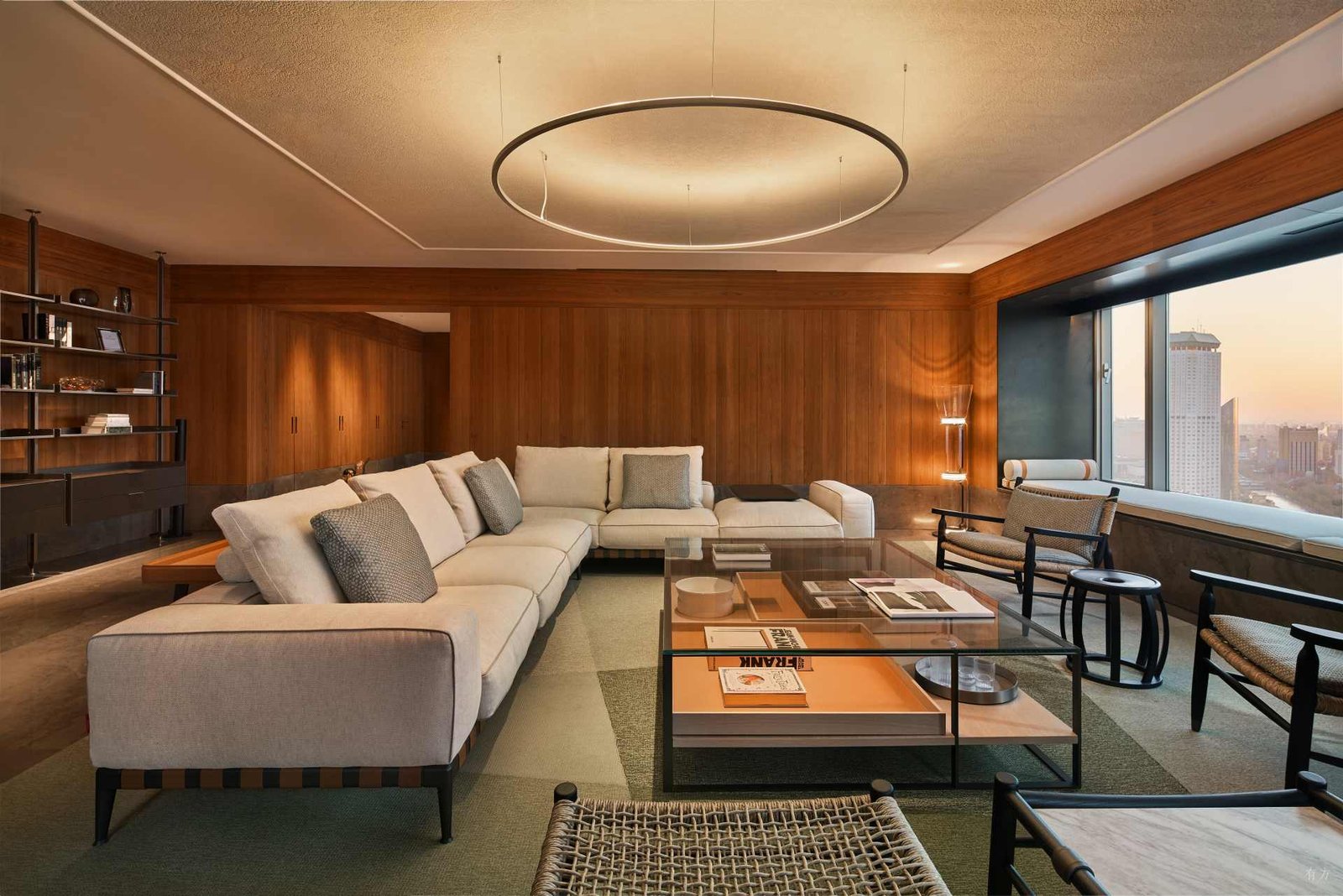 Upholstered sofa and living room furniture