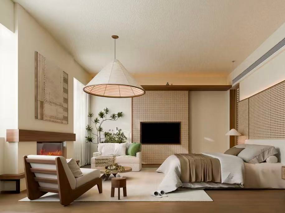 Premium hotel bedroom furniture interior design