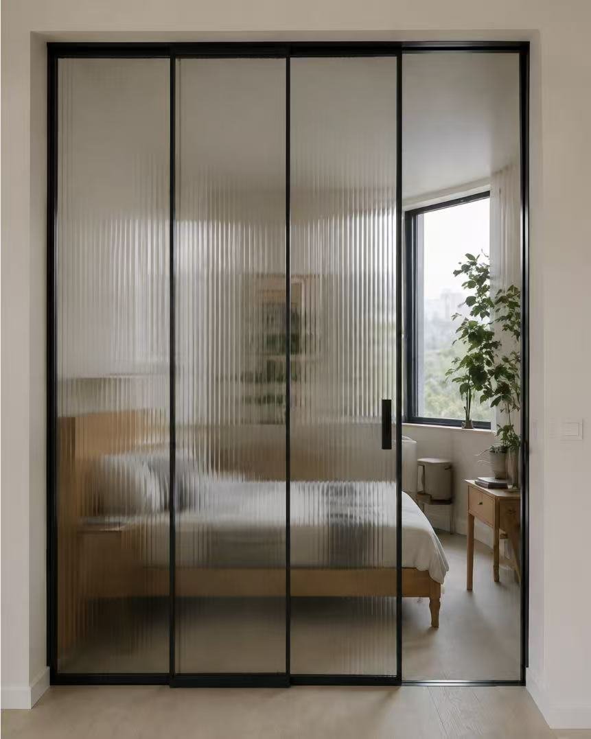 Room divider sliding doors for flexible spaces