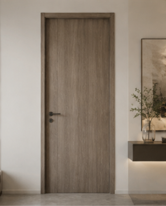Veneer flush door with premium wood appearance and elegant design