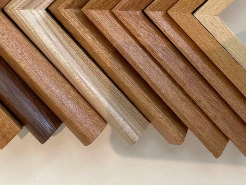 Wood frame glass wardrobe construction detail